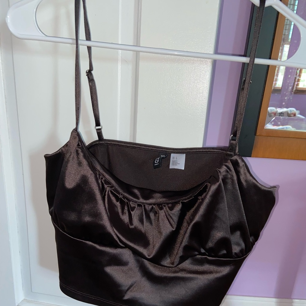 H&M SATIN TANK TOP